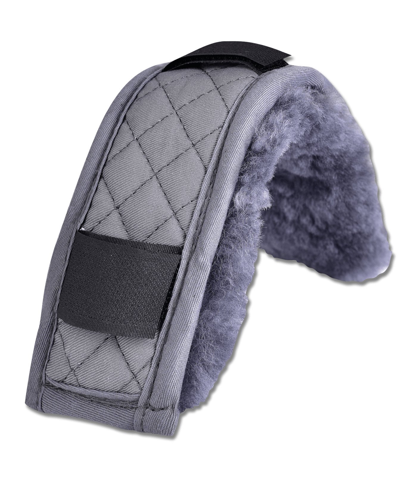 Equipride LAMBSKIN NOSEBAND, OR POLL, PROTECTION, 28 CM (Grey)