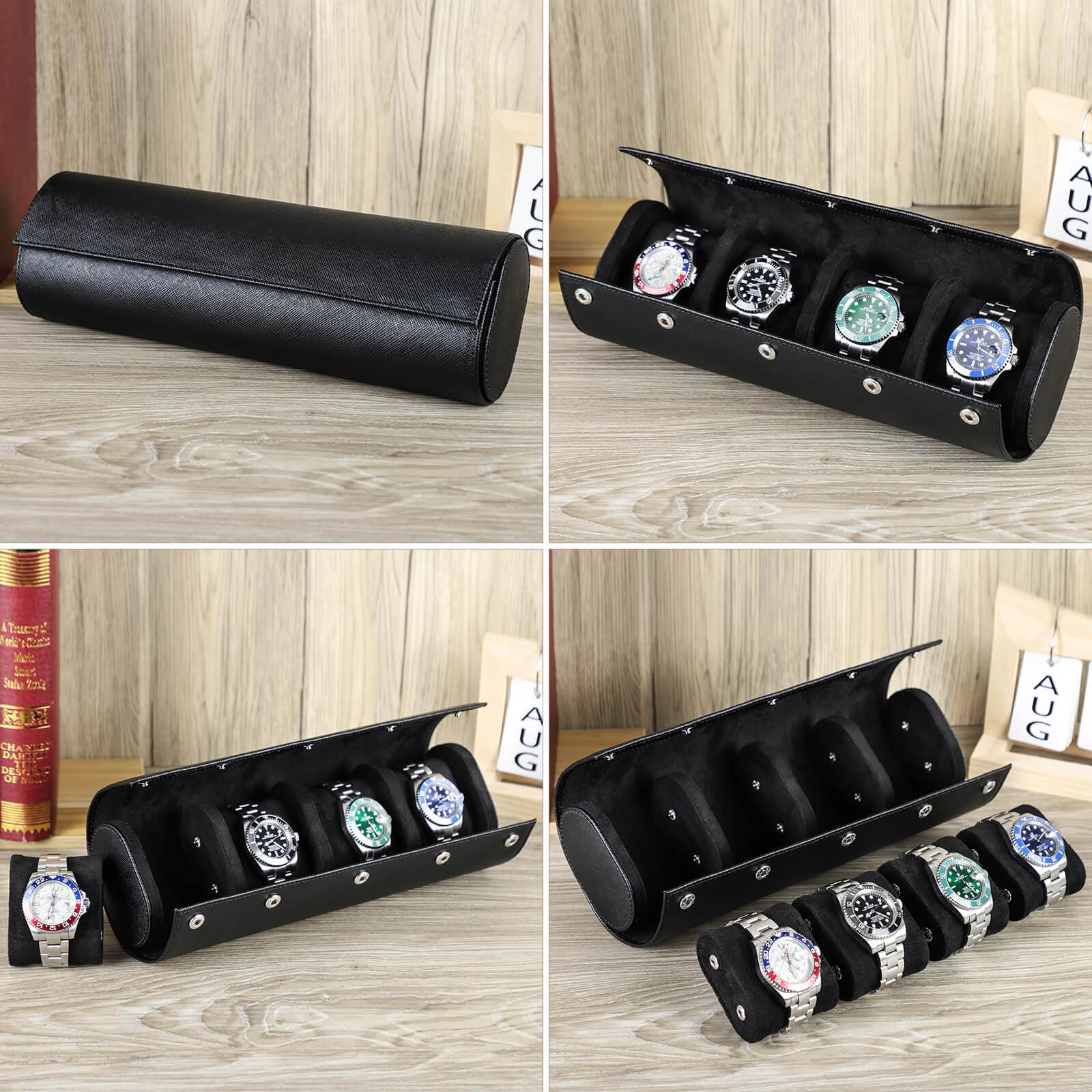 MITER CASE Voor IFi Go Blu DAC, Handgemaakte Italië Pueblo Lederen Hoes Met Ketting Koord Voor Goblu Groen