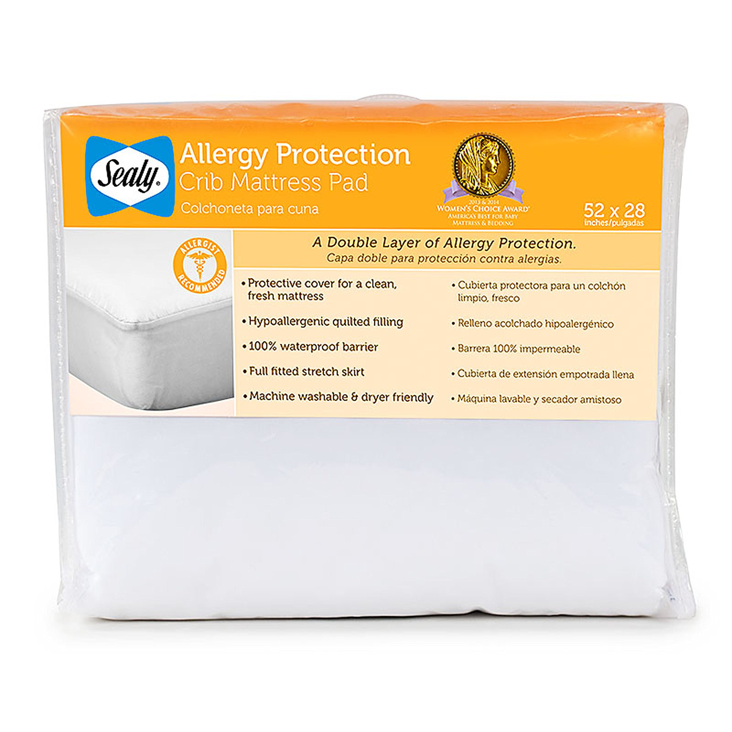 SEALYAllergy Protection Crib Mattress Pad (Discontinued by Manufacturer)