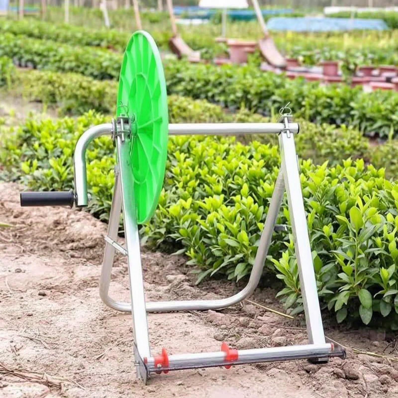 Avvolgitubo con Manovella Stabile Manovella Professionale Attrezzatura per Agricoltori, Giardinieri, Fattoria, Giardino, Emergenza, Avvolgitubo A Spalla Migliorato