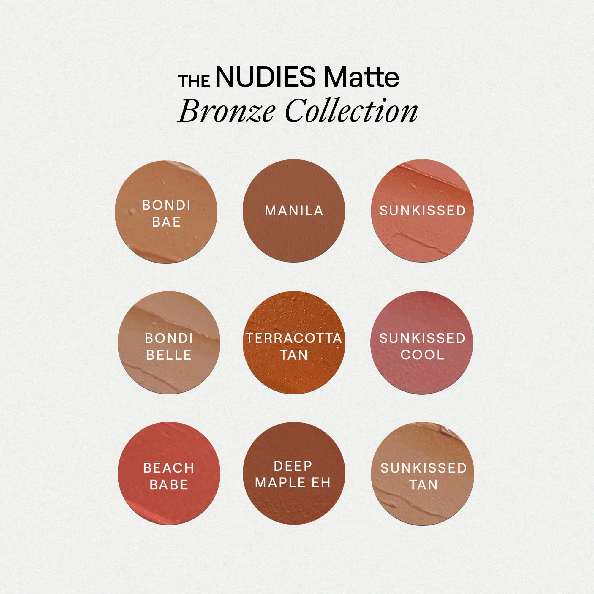 NUDESTIX Nudies Bronze Matte Bronzer Stick Sunkissed – Creme Bronzer & Contour Stick – Natürliches Finish, Langanhaltend, Vegan – Für Gesicht, Augen & Lippen 7g