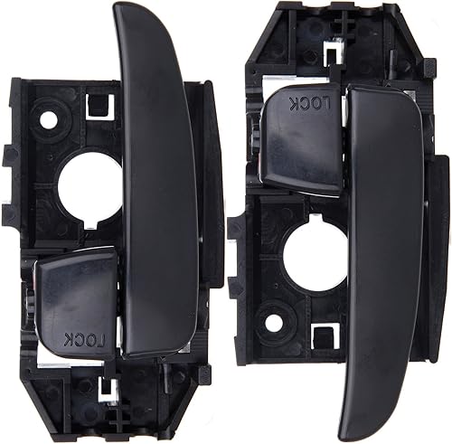 ECCPP Manijas de puerta interior interior interior del lado del pasajero para Hyundai Elantra 2001 2002 2003 2004 2005 para Hyundai Elantra negro (2