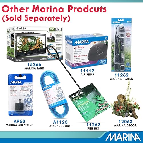 Miniatura 7 de Marina Bio - Cartucho de repuesto de cerámica transparente para filtros delgados, paquete de 3, filtración óptima para un acuario saludable, color