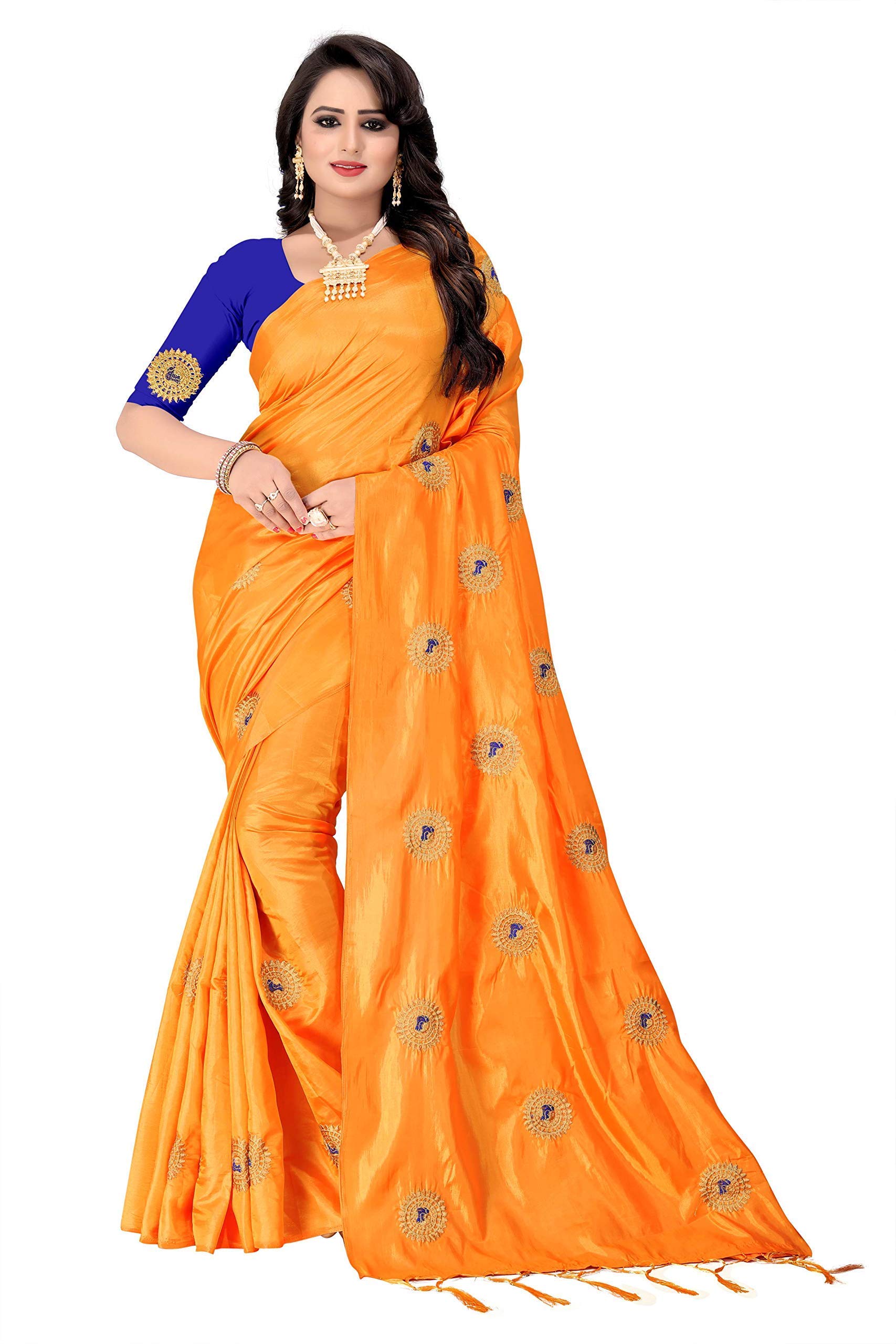 RIVAN FASHIONWOMAN SILK SAREE PS BUTTA