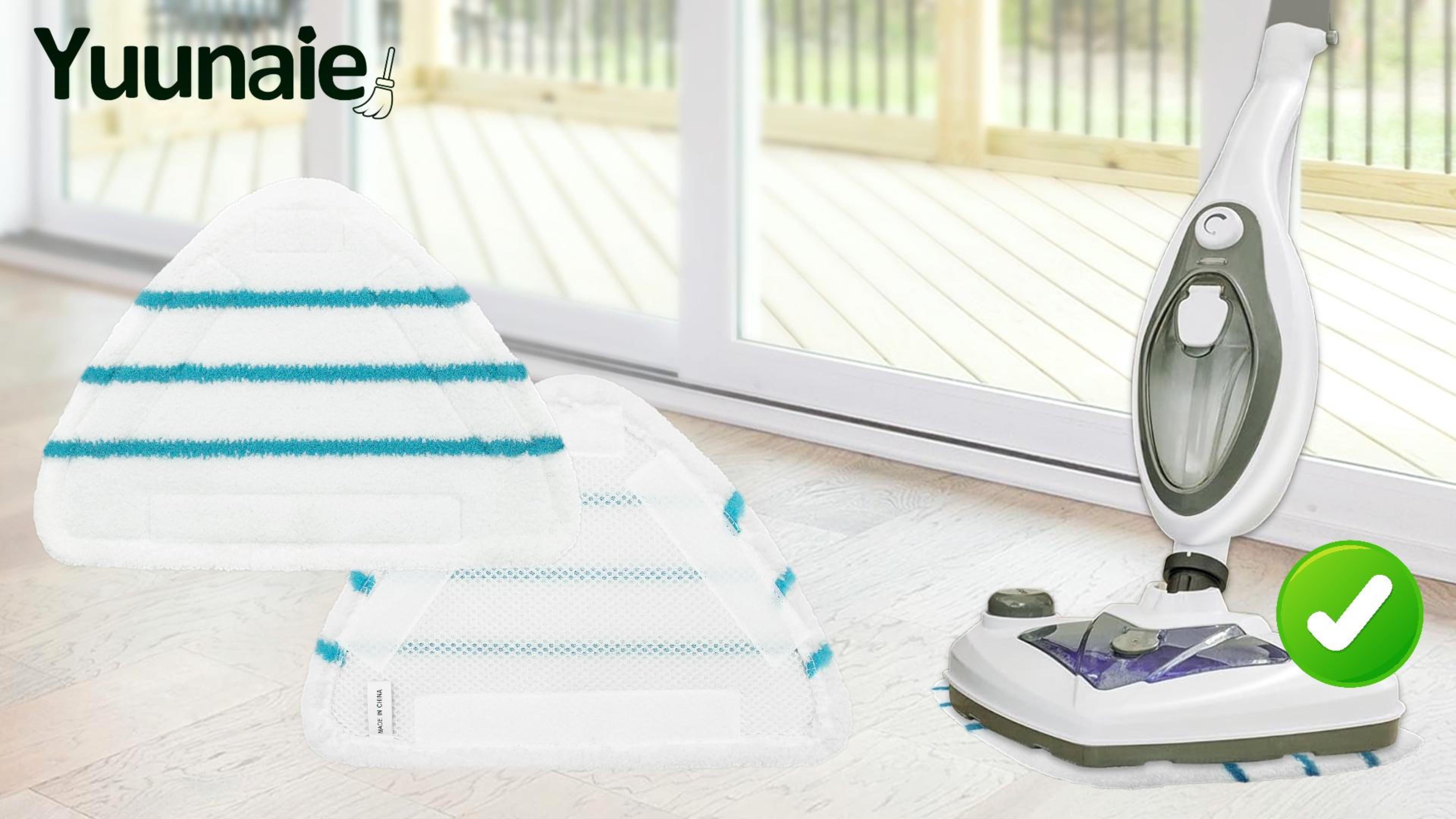 4 stuks reservepads voor stoomreinigers, microvezel, geschikt voor de meeste driehoekige stoomreinigers, handsproeiers, reservedoeken, stoomreiniger, vloerdoeken, stoombezem 4 stuks reservepads voor stoomreinigers, microvezel, geschikt voor de meeste driehoekige stoomreinigers, handsproeiers, reservedoeken, stoomreiniger, vloerdoeken, stoombezem