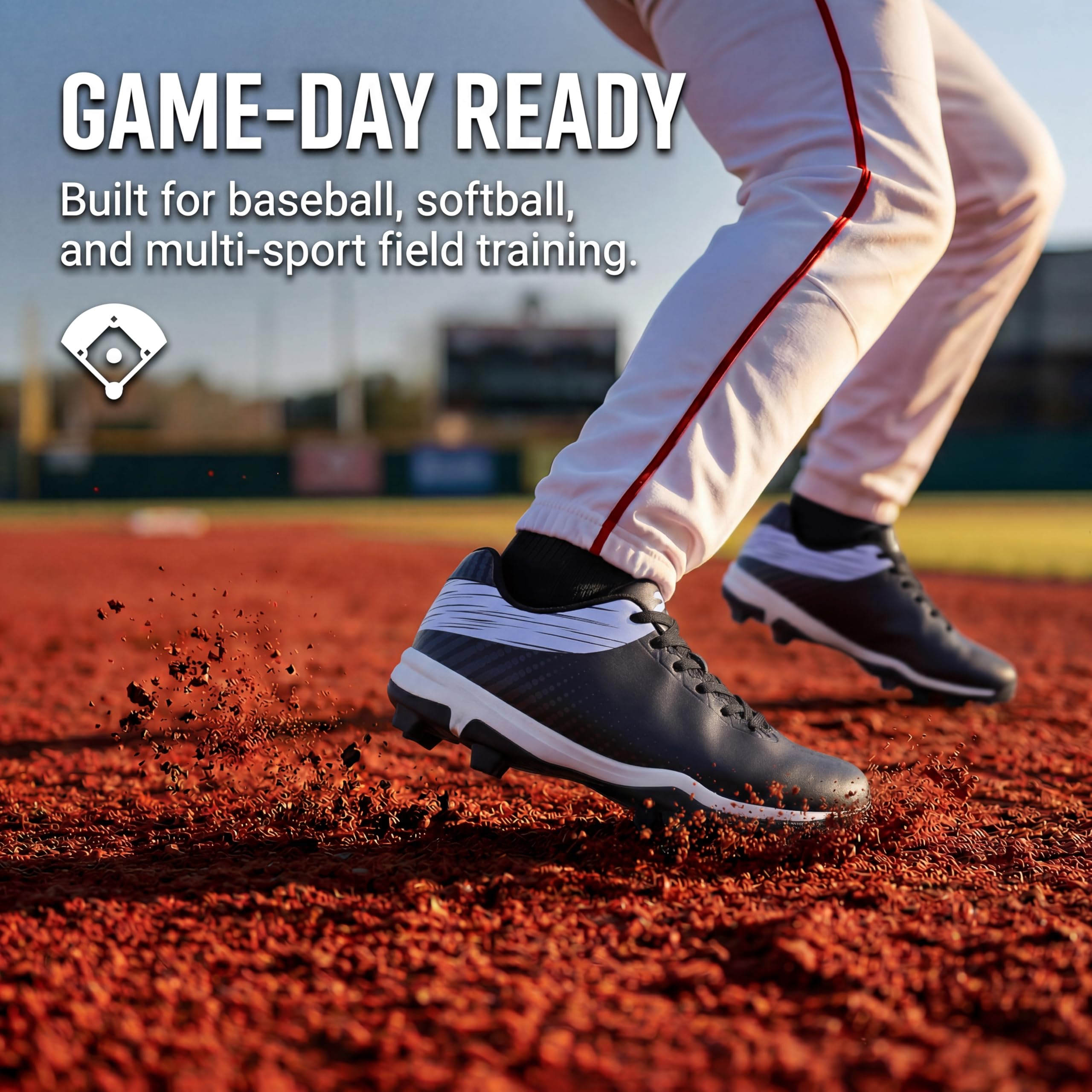 Baseball-Stollen für Herren, Softball-Stollen, geformt, für Jugendliche, Tacos de Béisbol para Hombre