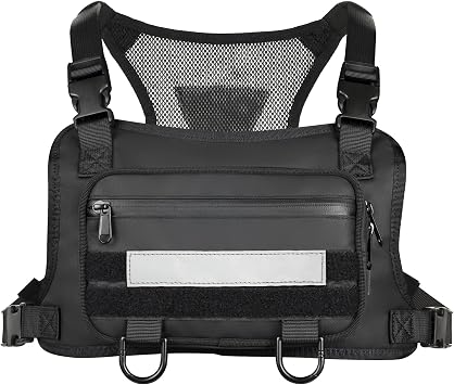 VISMIX Waterproof Running Chest Pack, Lightweight Sports Chest Bag For Workouts, Running, Cycling, Skiing