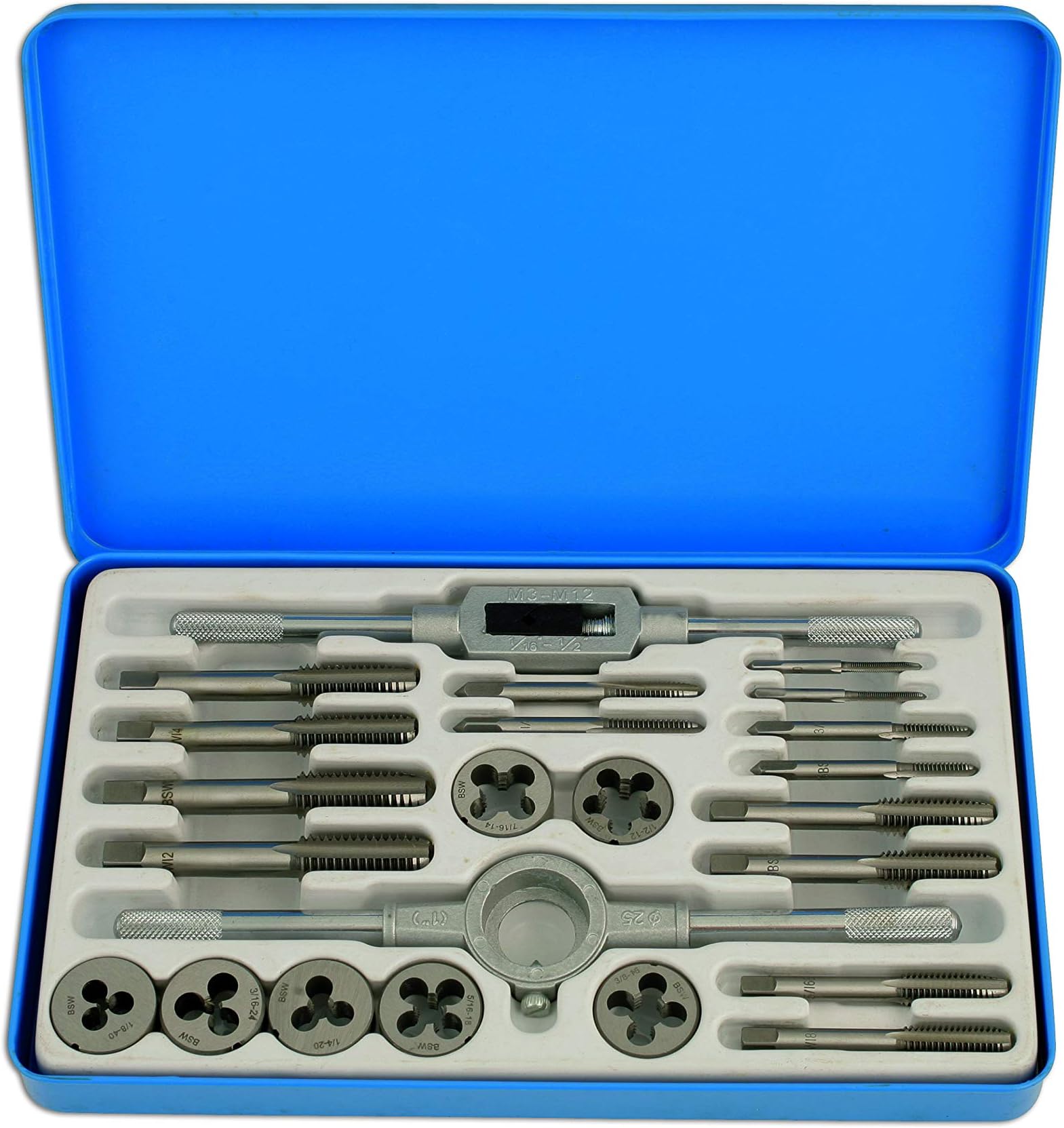 Gunson 77123 Whitworth Tap & Die Set - 23pc
