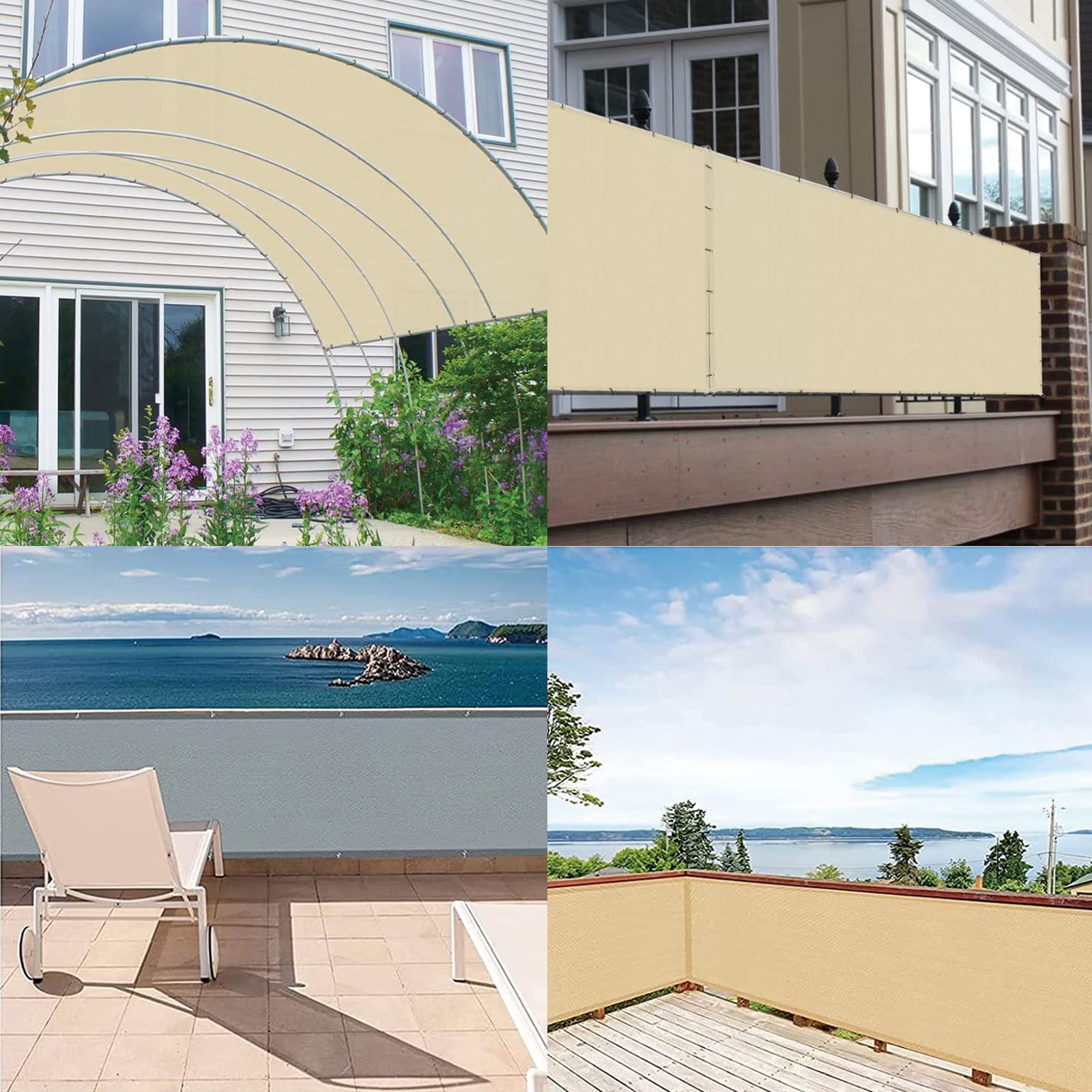 sonnensegel wasserdicht 7x7 7 x 7 m Rechteck UV-Schutz Reißfest Außenüberdachung mit Spannseilen mit Befestigungs Kit für Garten Terrasse Outdoor, Weiß SIZE:XXXL Balkon-Hängematte: Platzsparend & Stabil Category:Fahrräder 20 Zoll bis 24 Zoll_einstellbar  black