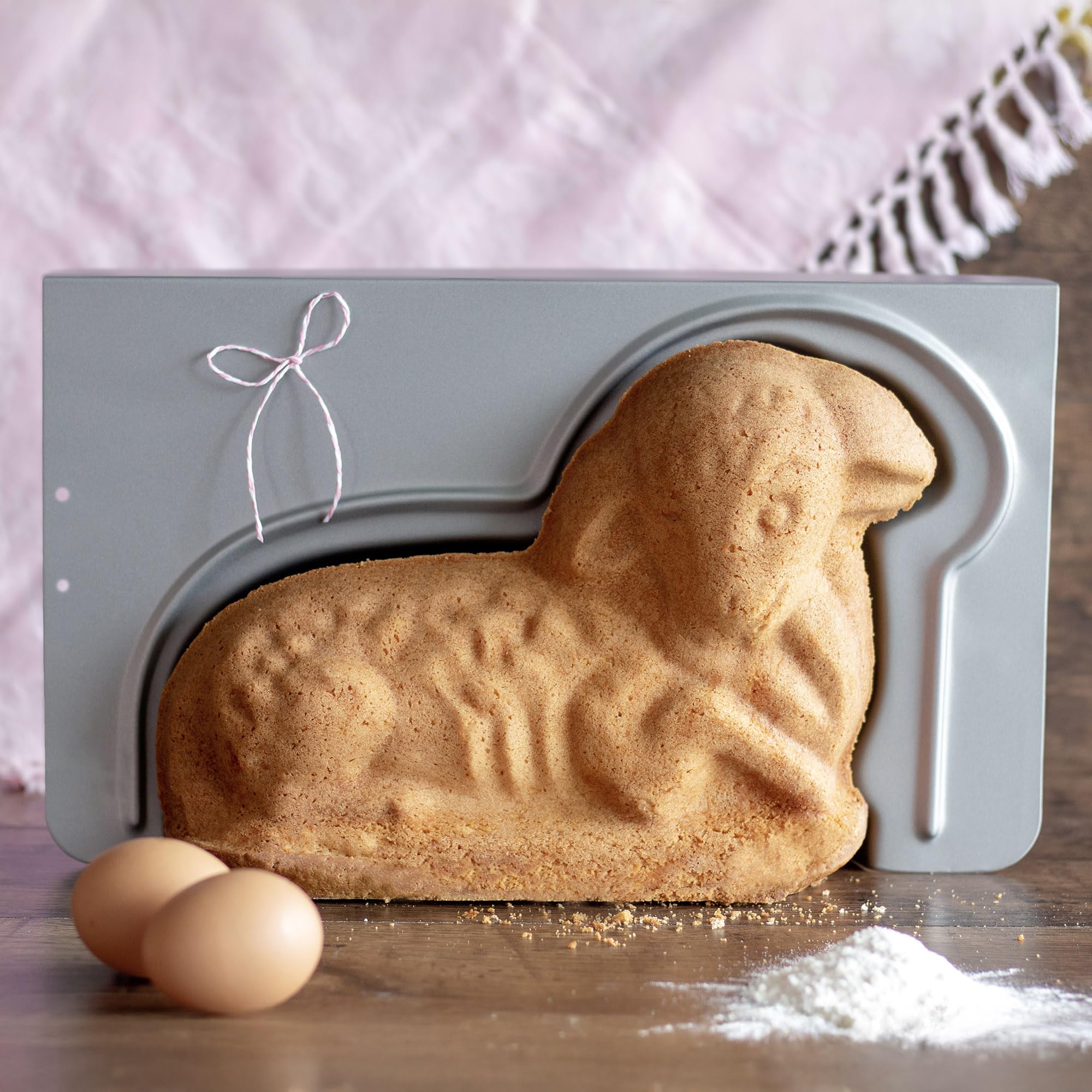 Stadter - MOULE AGNEAU DE PAQUES OSTERLAMMELE 30 CM WE LOVE BAKING - STADTER