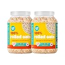 Yogabar ROLLED OATS 2kg | Gluten-Free, High-Fibre Wholegrain Oats, Easy-to-Cook gallery image