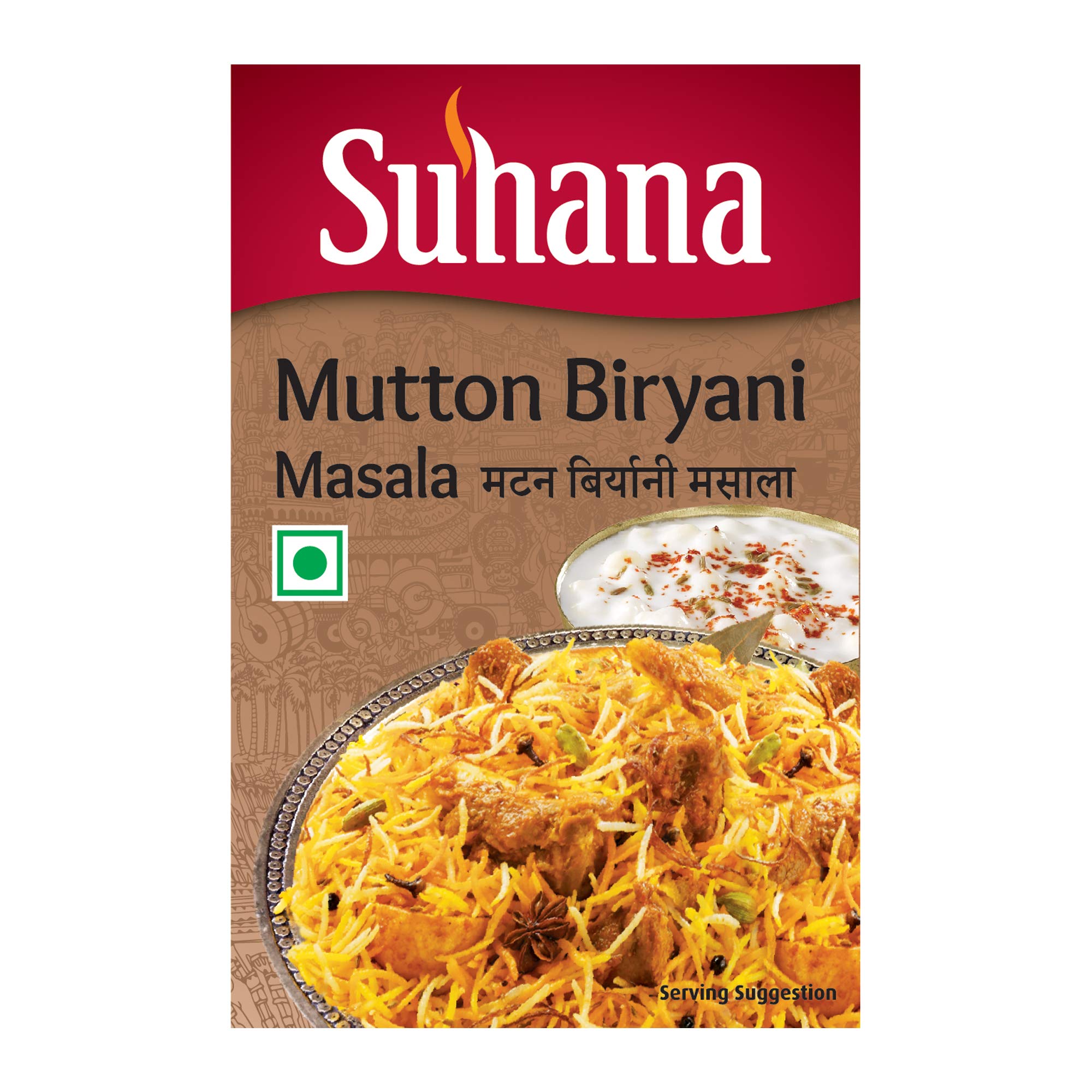 Suhana Mutton Biryani Masala 50g Box - Pack of 4 (B08H2B3YQS) Amazon Price History, Amazon Price Tracker