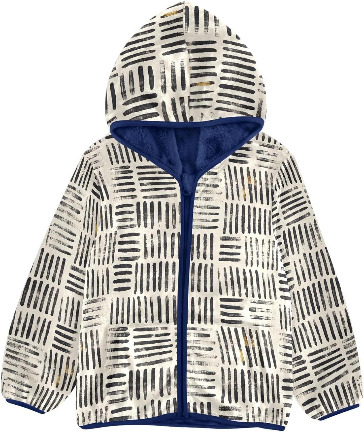 Boys Fleece Coat,Children's Zip-Up Hoodie Jacket,Baby Warm Fashion Outerwear 3-10T