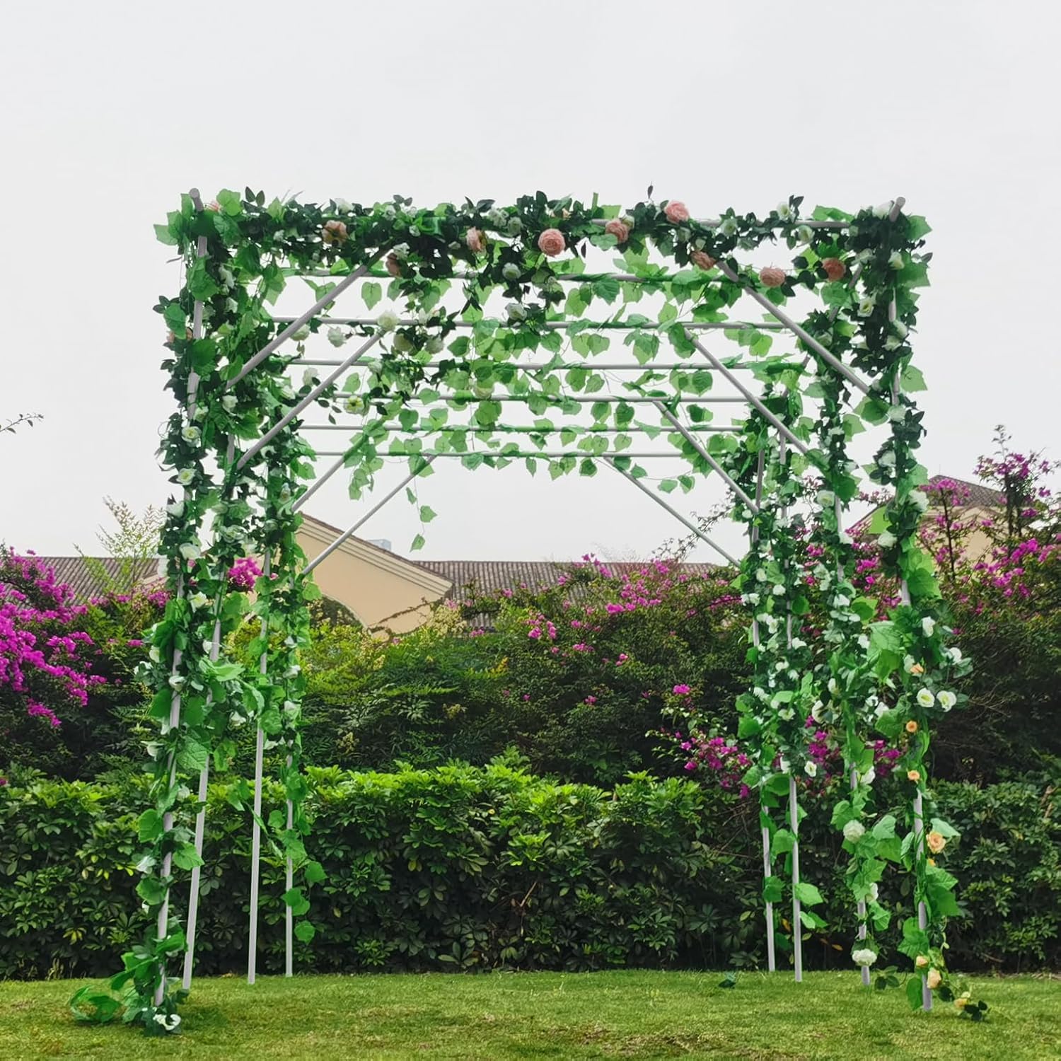 Decorative Grape Vine Trellis Heavy Duty Oversized Outdoor Garden