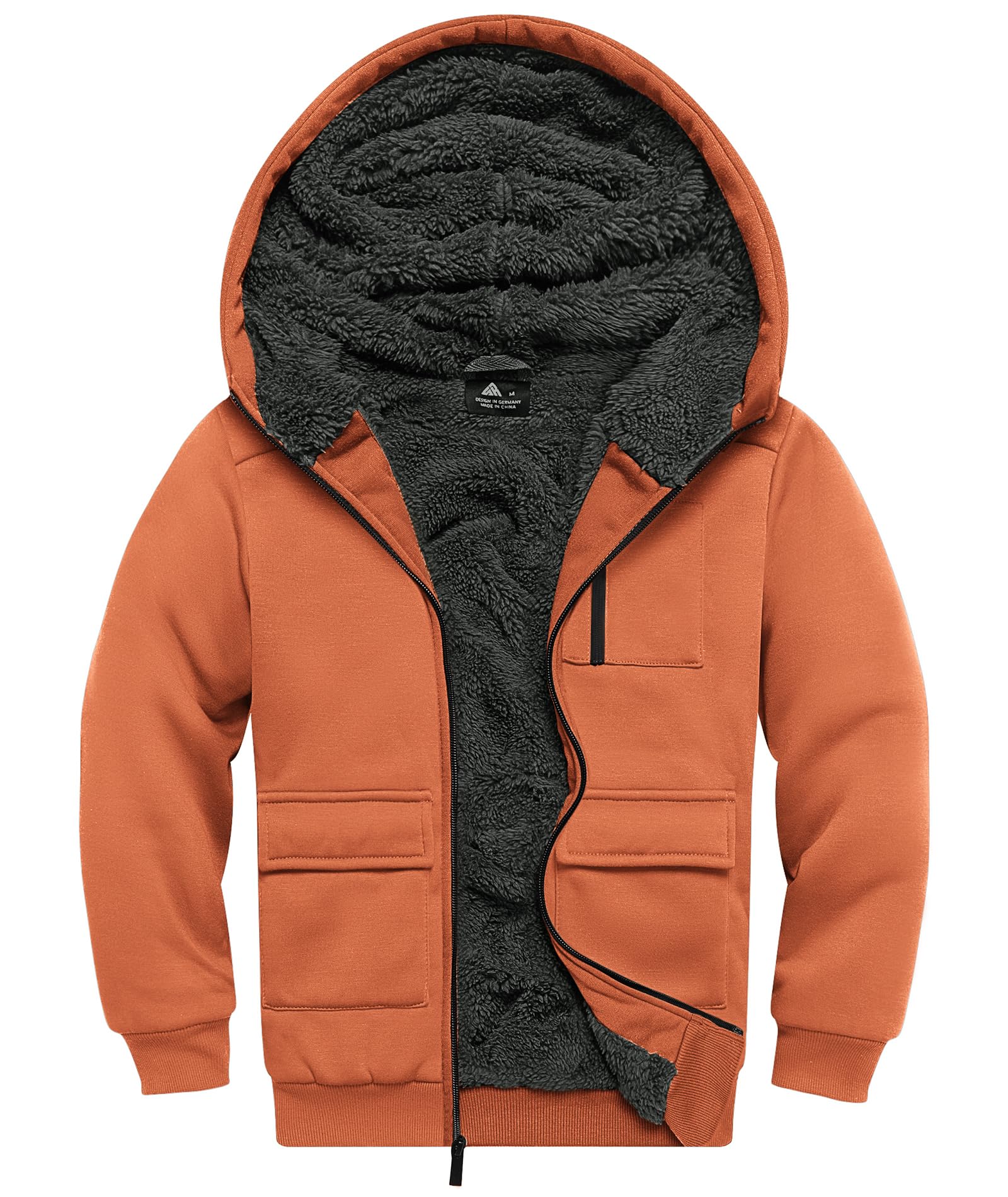 Boys Zip Up Hoodie Kid Hooded Jacket
