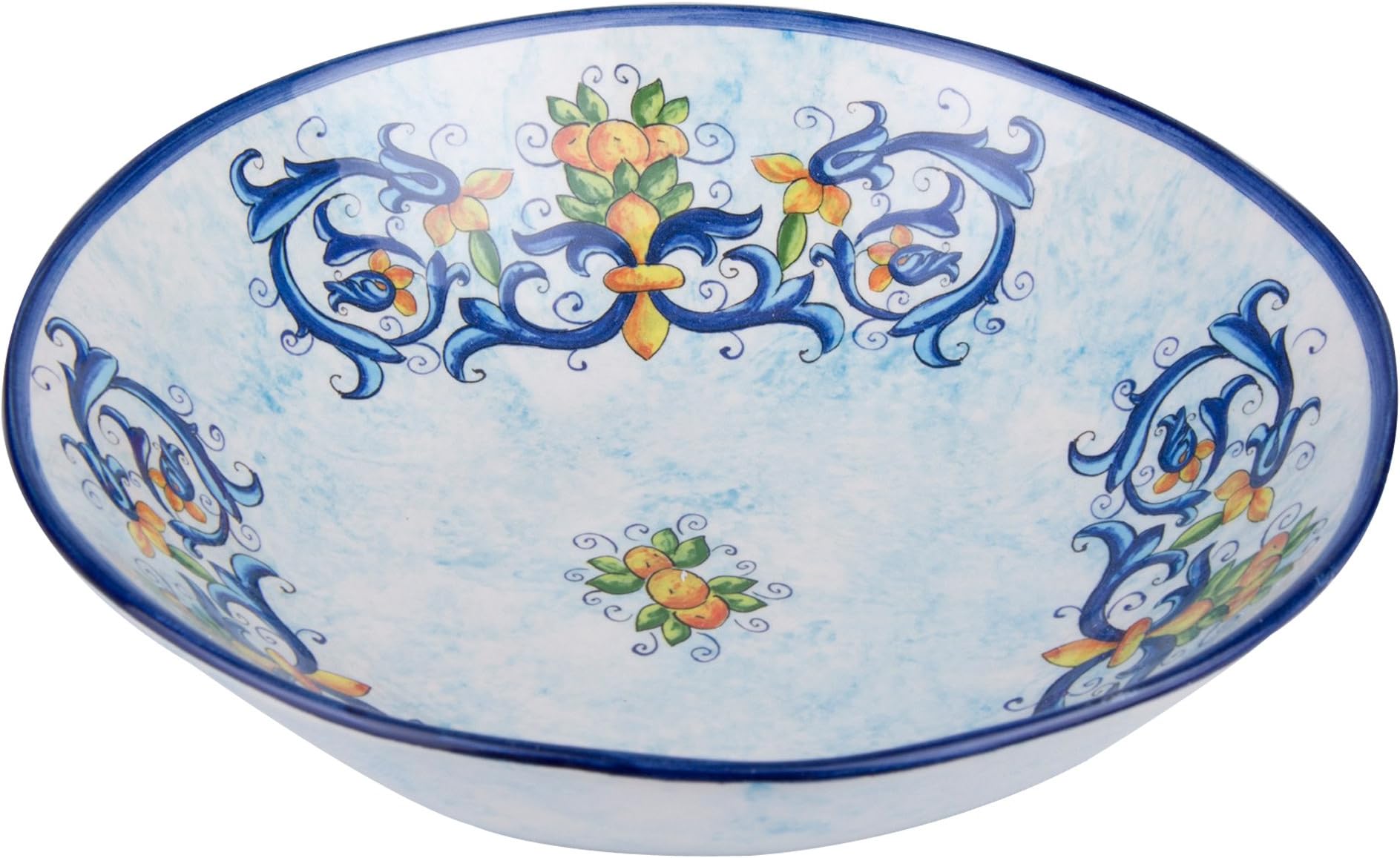 Italian Handmade Dinner Plates 10" Pasta Bowl Venician By Pietra Italia
