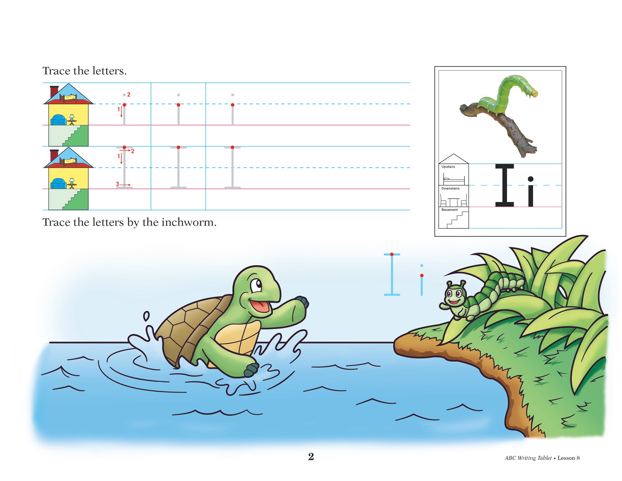 ABC Writing Tablet - Abeka K4 4 Year Old Kindergarten Manuscript Penmanship Student Work Book - Image 5