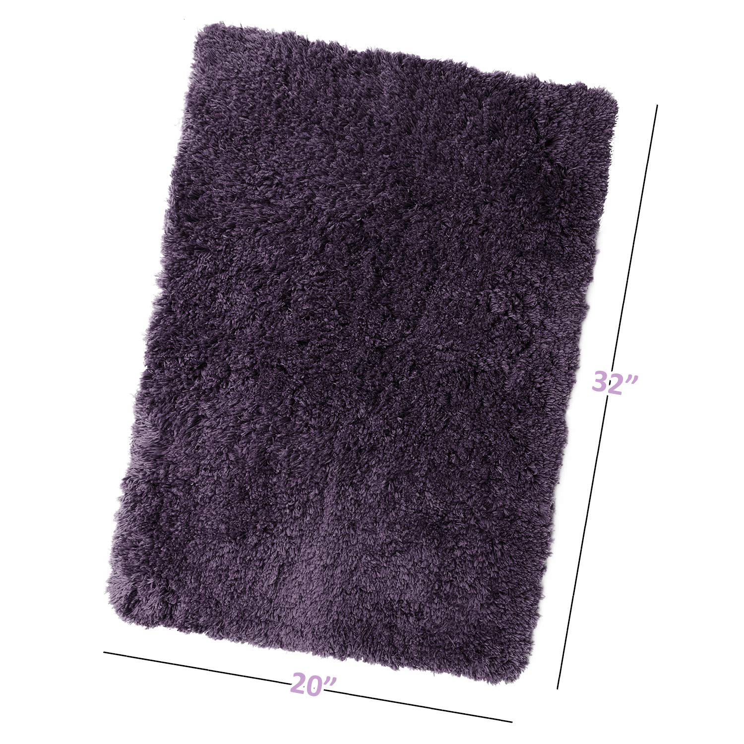 Amazon.com: Clara Clark Bathroom Rugs, Ultra Soft Shaggy Bath Rugs