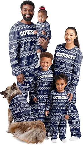 Miniatura 18 de FOCO NFL womens Nfl Team Ugly Pattern Matching Set Family Holiday Pajamas