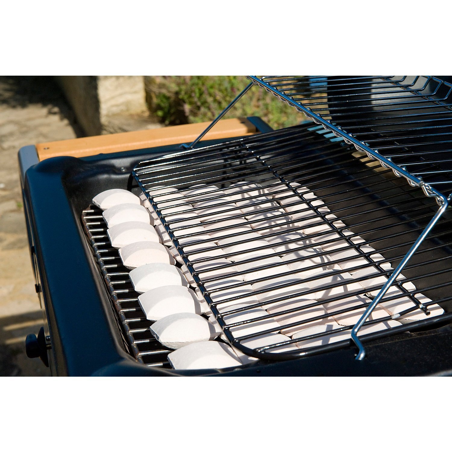CAMPINGAZ MATTONELLE CERAMICA BRIQUETTES CALOR UNIFORME BARBECUE NUOVO BRACE