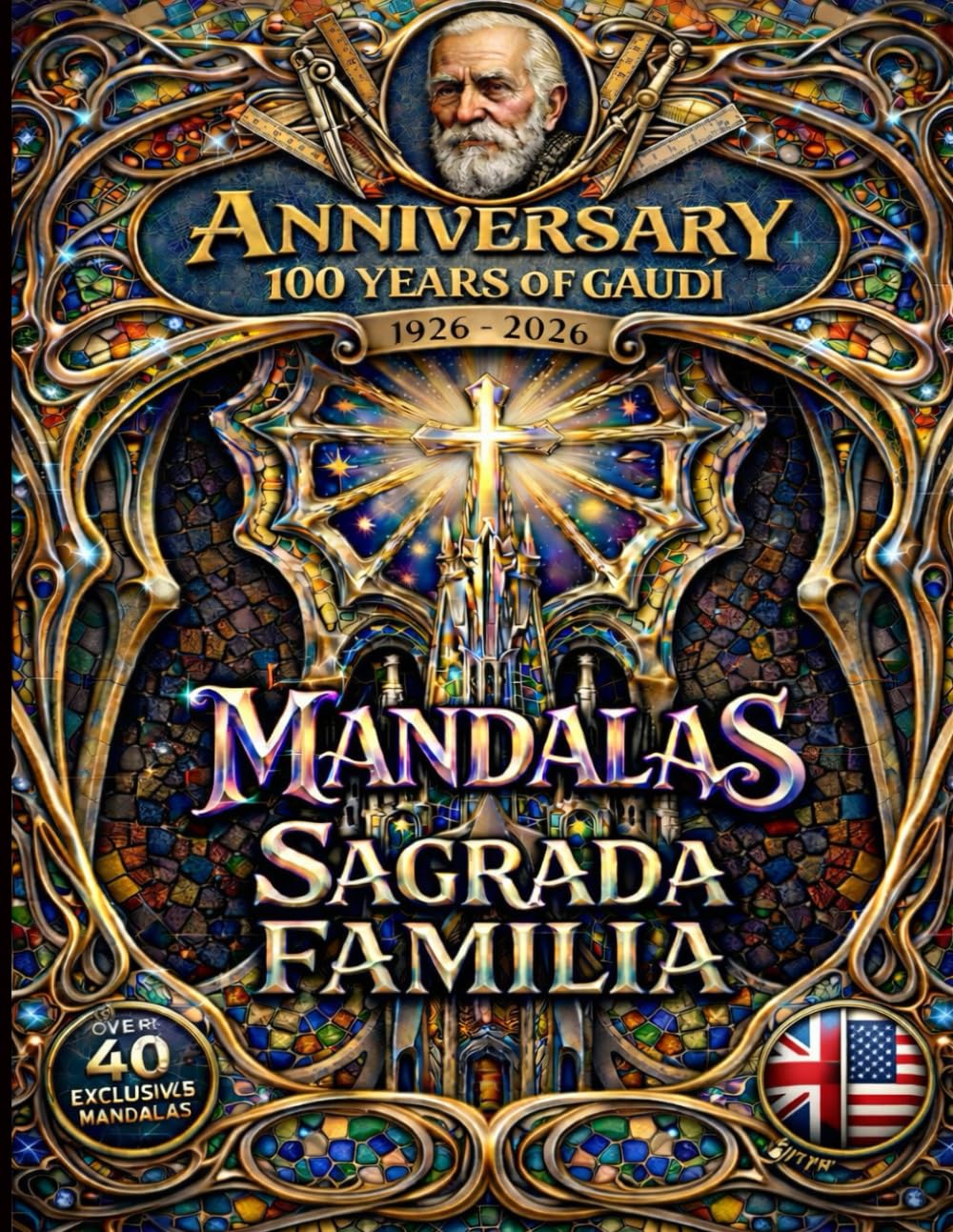Sagrada Familia Mandalas: A Stunning Adult Coloring Book Inspired by Gaudí, Sacred Symbolism, and Barcelona’s Iconic Basilica