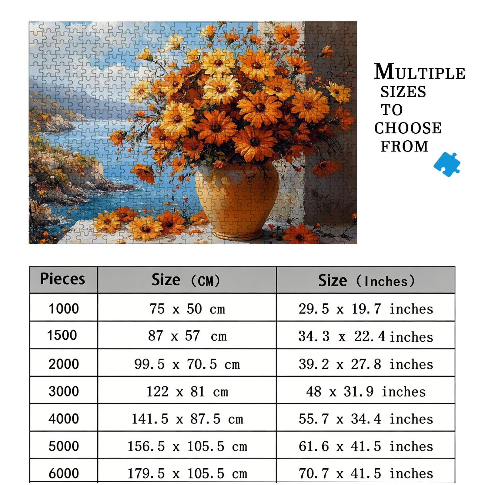 Chryzantema Puzzle 1500 elementów, wymagająca zagadka, drewniane puzzle dla dorosłych, puzzle dla całej rodziny, zestaw "zrób to sam" dla dorosłych, nadają się jako dekoracja ścienna, prezenty dla