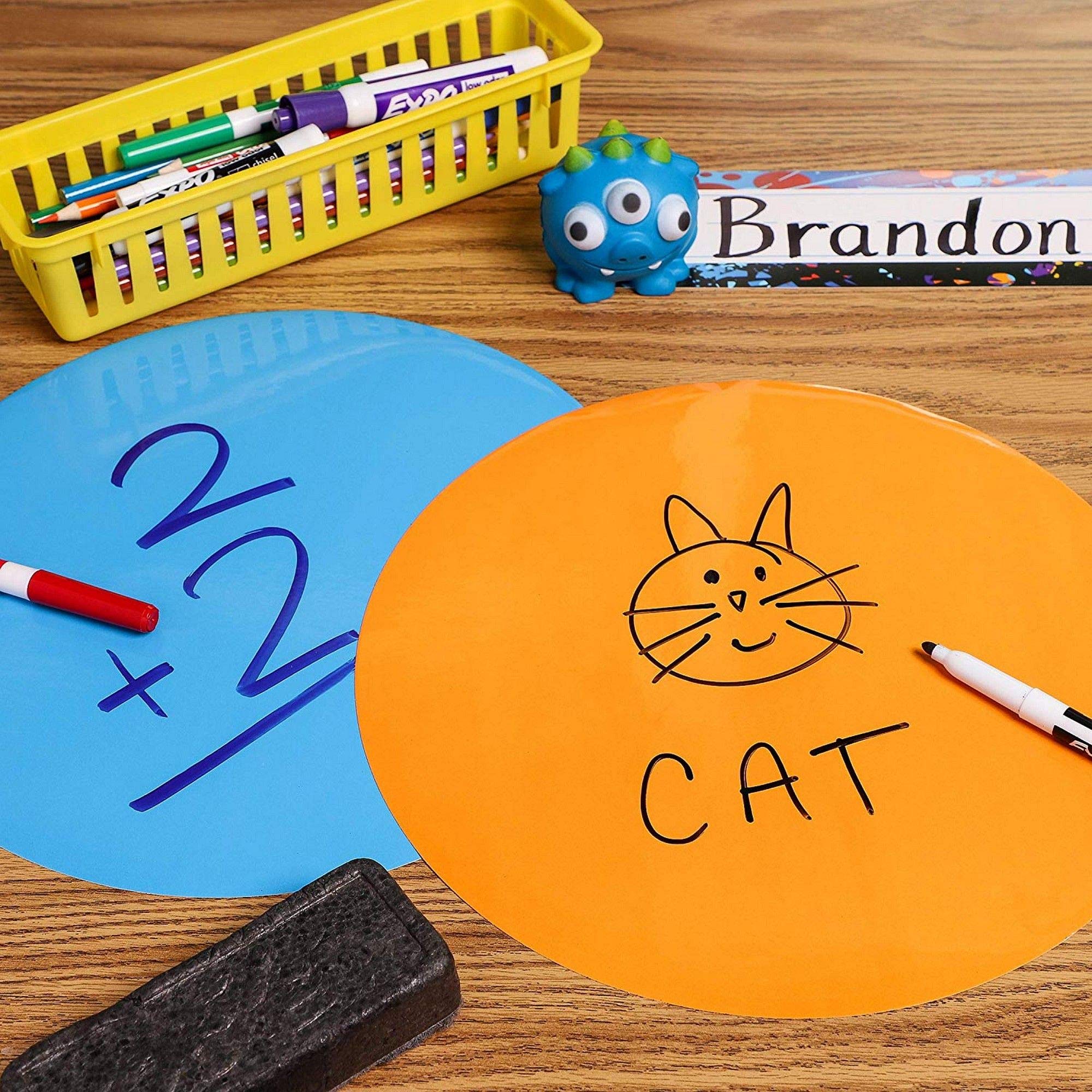 Sonew Autocollants Effaçables à Sec Tableau Blanc Autocollant 42.5x30cm