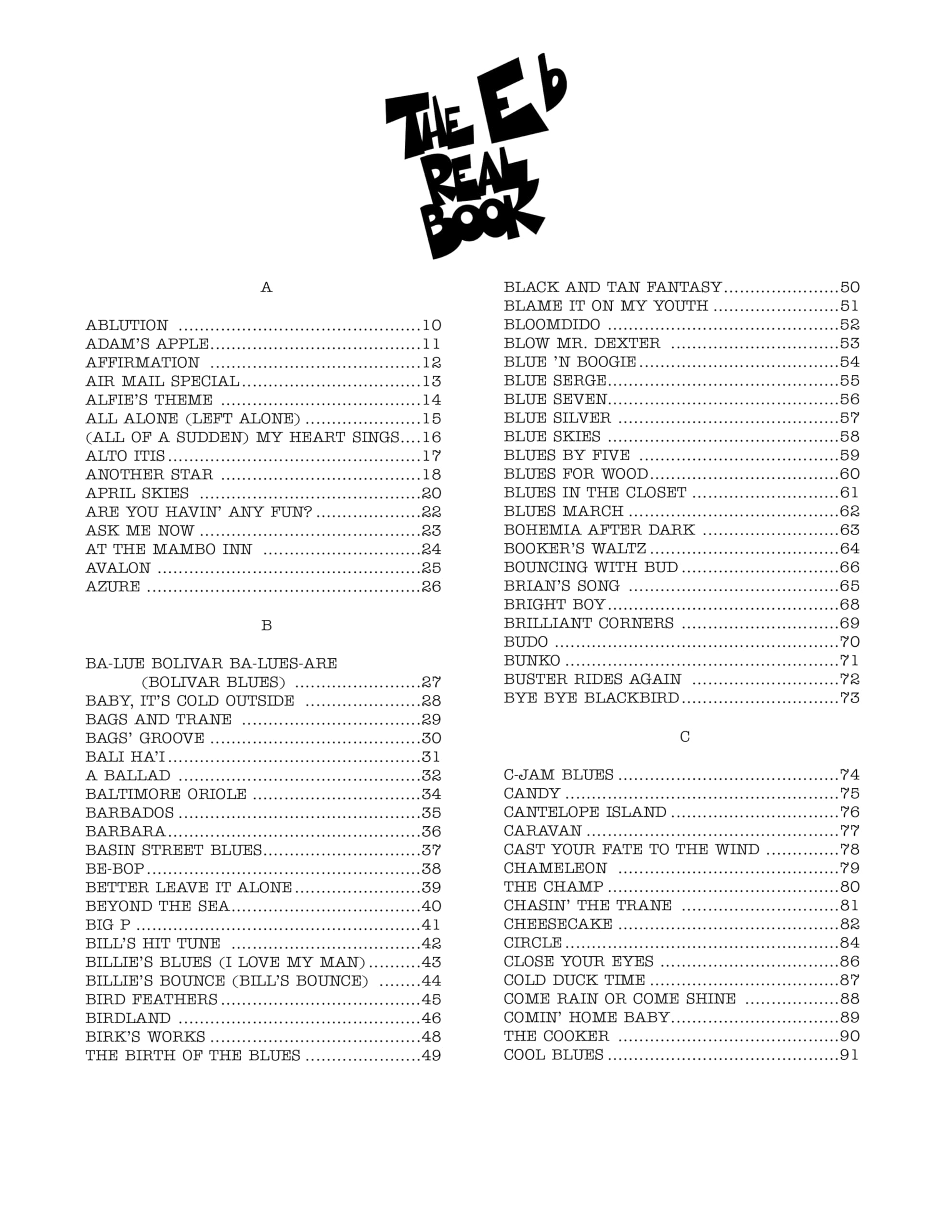 The real book - volume ii (2nd ed.) saxophones