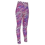 Zubaz NFL Women\'s Basic Zebra Print Legging, Buffalo Bills, Small Team Color