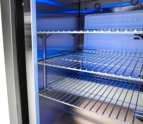 Miniatura 4 de Mont Alpi MAF - Módulo de enfriador de bebidas y vino para exteriores de 2.7 pies cúbicos con cerradura para puerta de vidrio compacta, temperatura