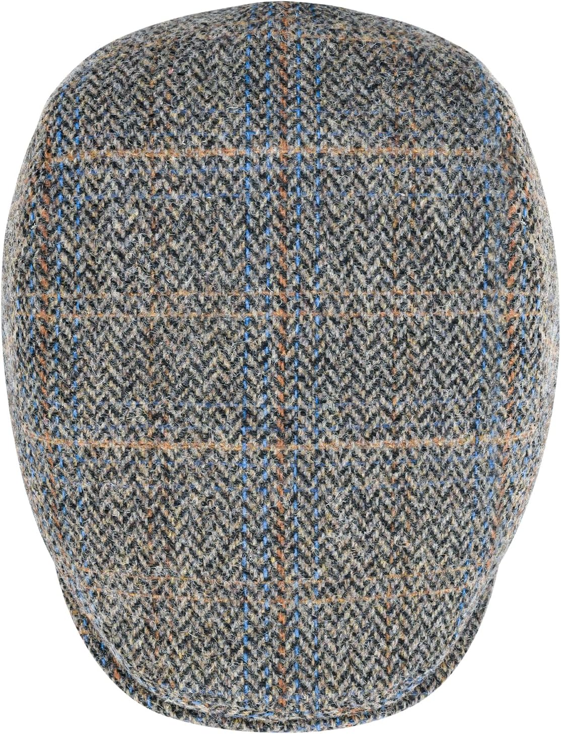 Men Wool Blend Flat Cap Tweed Newsboy Ivy Hat - Image 4
