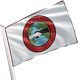 Socialist Party of America 3x5 feet Flag Banner Vivid Color Double Stitched Brass Grommets