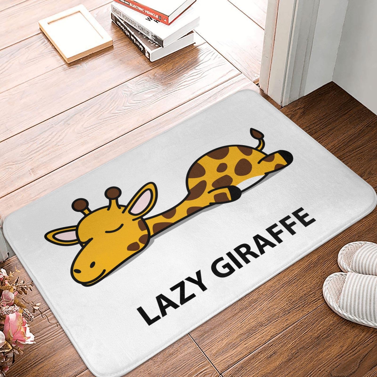 美品 可愛い エルメス ビーチタオル ラグ 玄関マット キリン 動物 黄色 茶色 楽天市場】アニマルテイスト 泥落とし 玄関マット | 52cm × 73cm