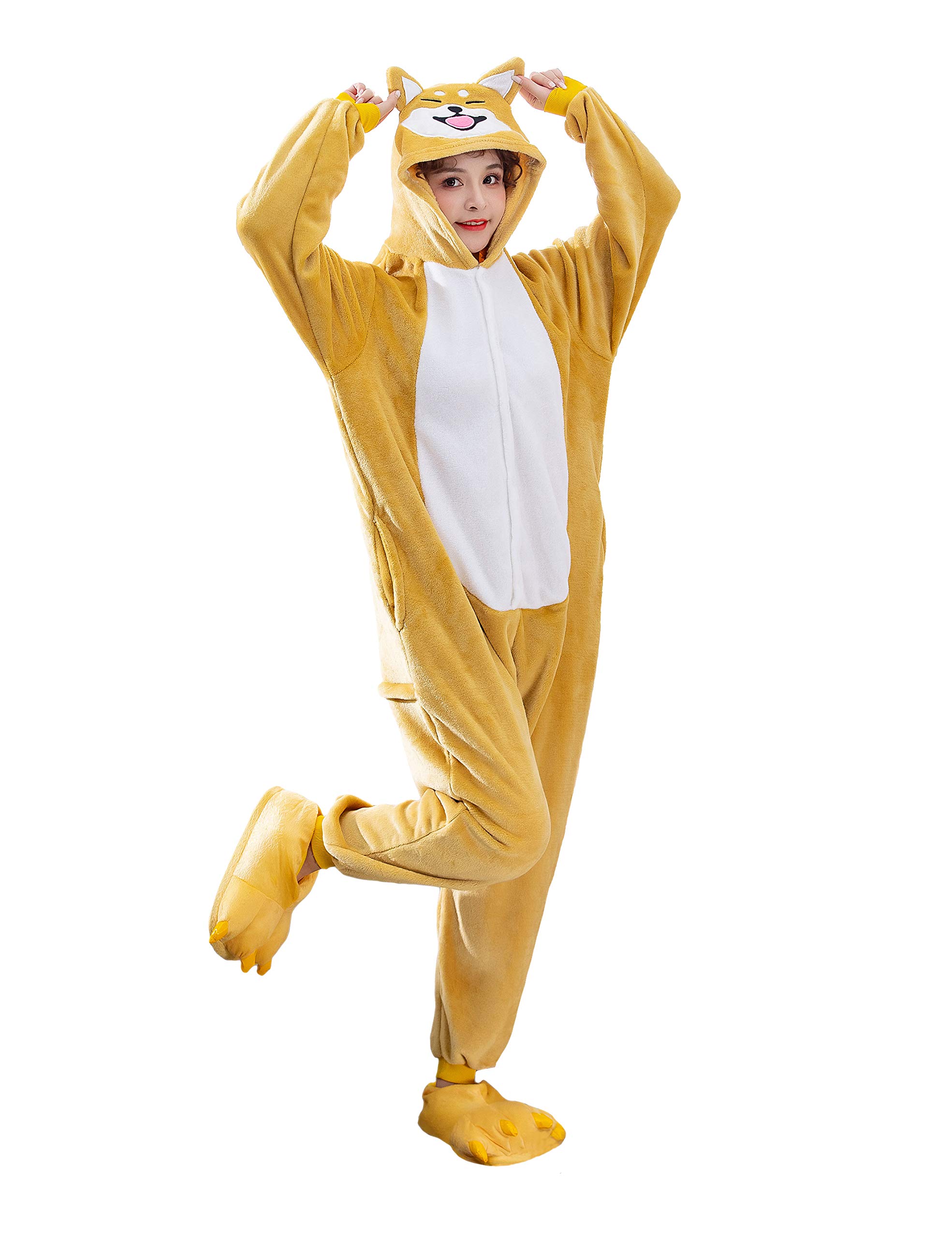 Amazon | 柴犬 着ぐるみ 大人用 パジャマ ルームウェア 動物 コスプレ