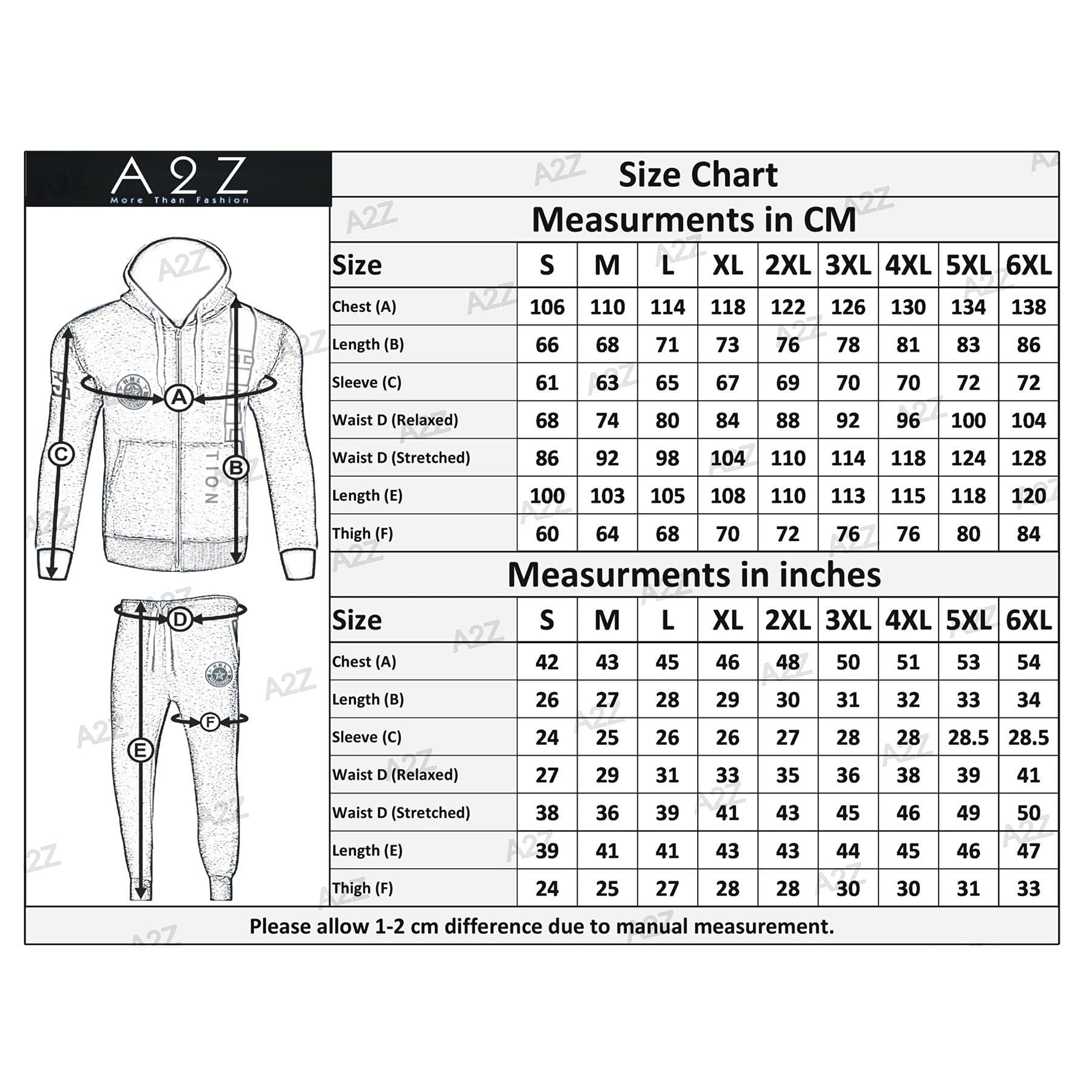 A2Z De Los Hombres Moda Completo Chandal HNL Impresión Encapuchado Lana Con Cremallera Parte Superior & Trotar Fondos