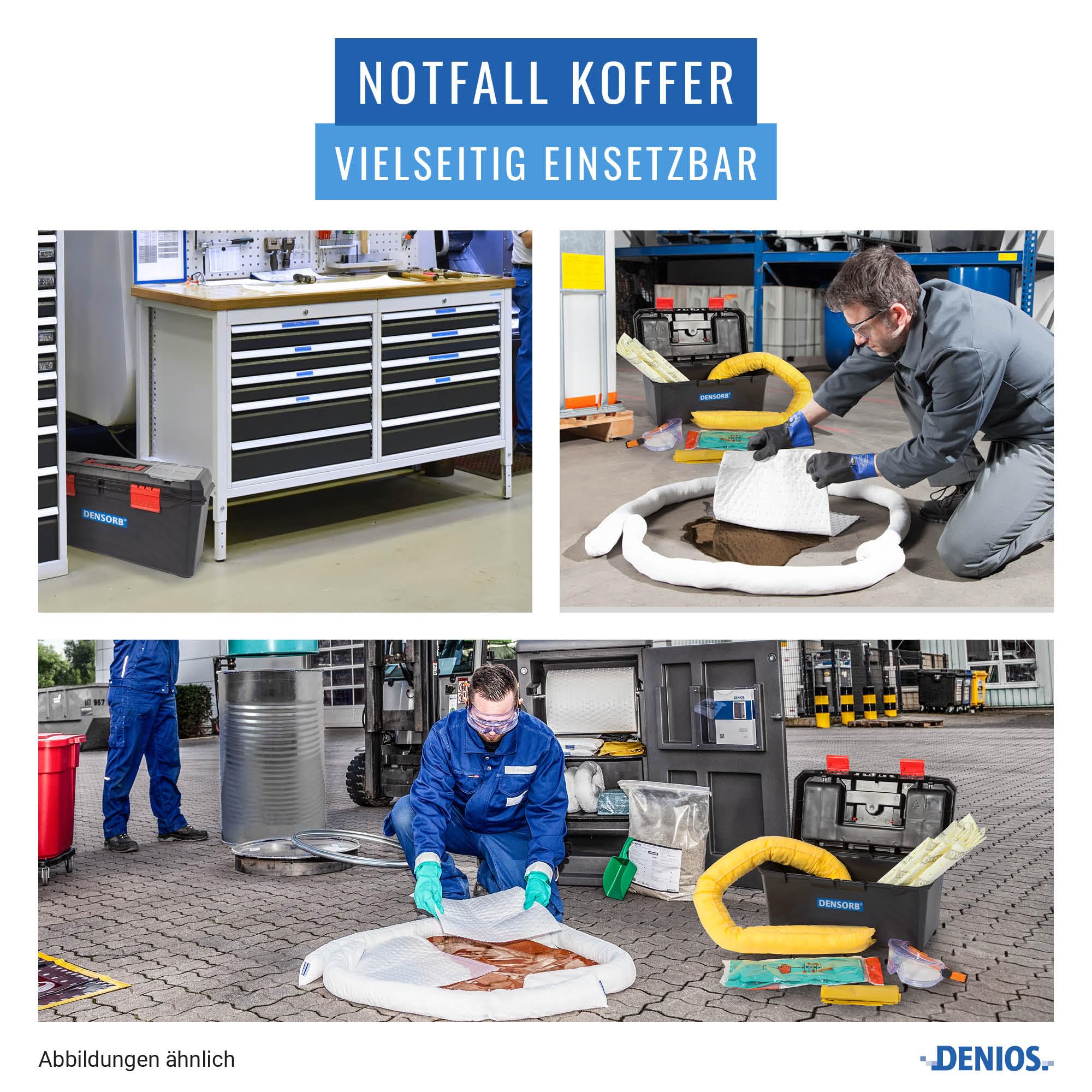 DENSORB Notfall-Set im Koffer Spezial