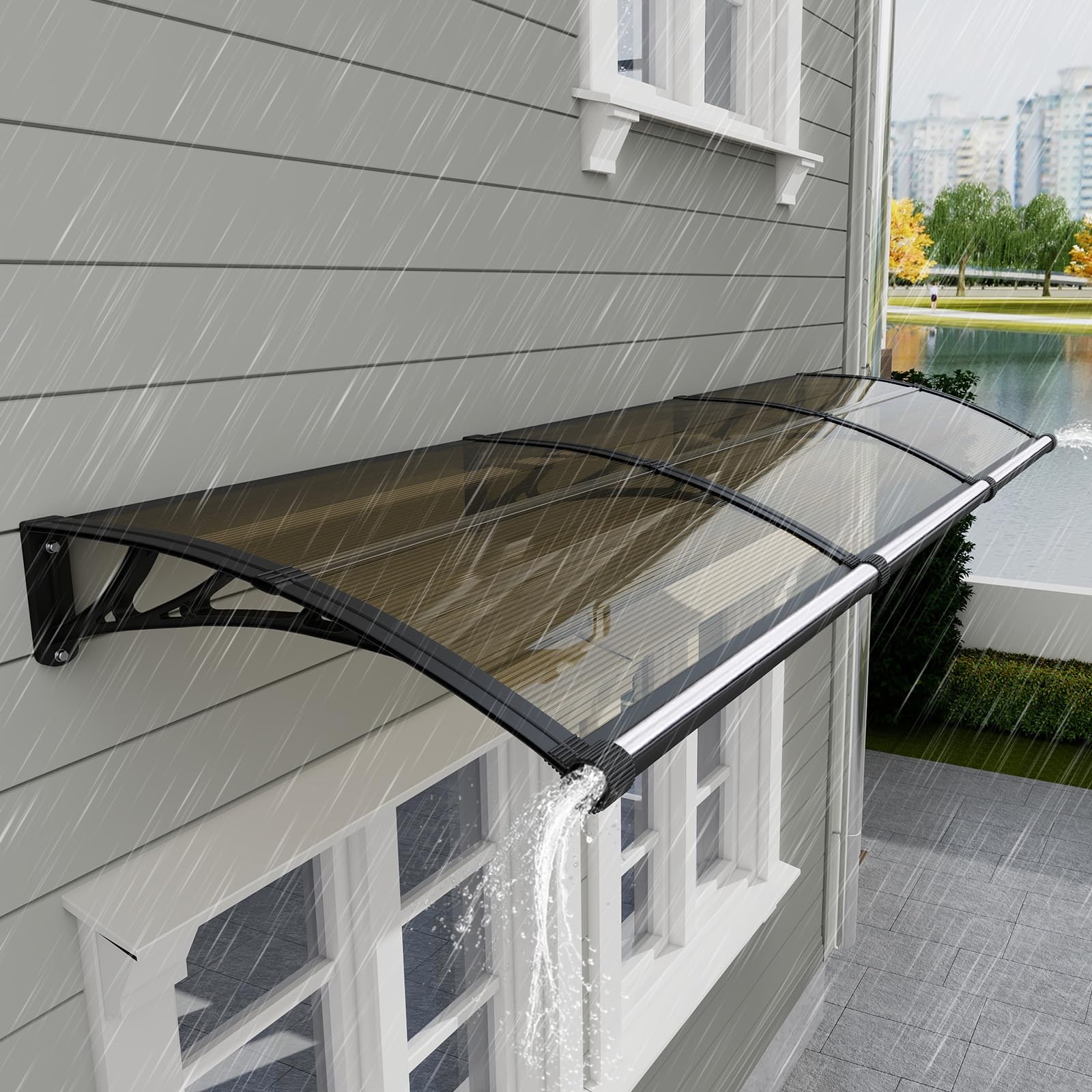 GGNEBAI Drainage Awning