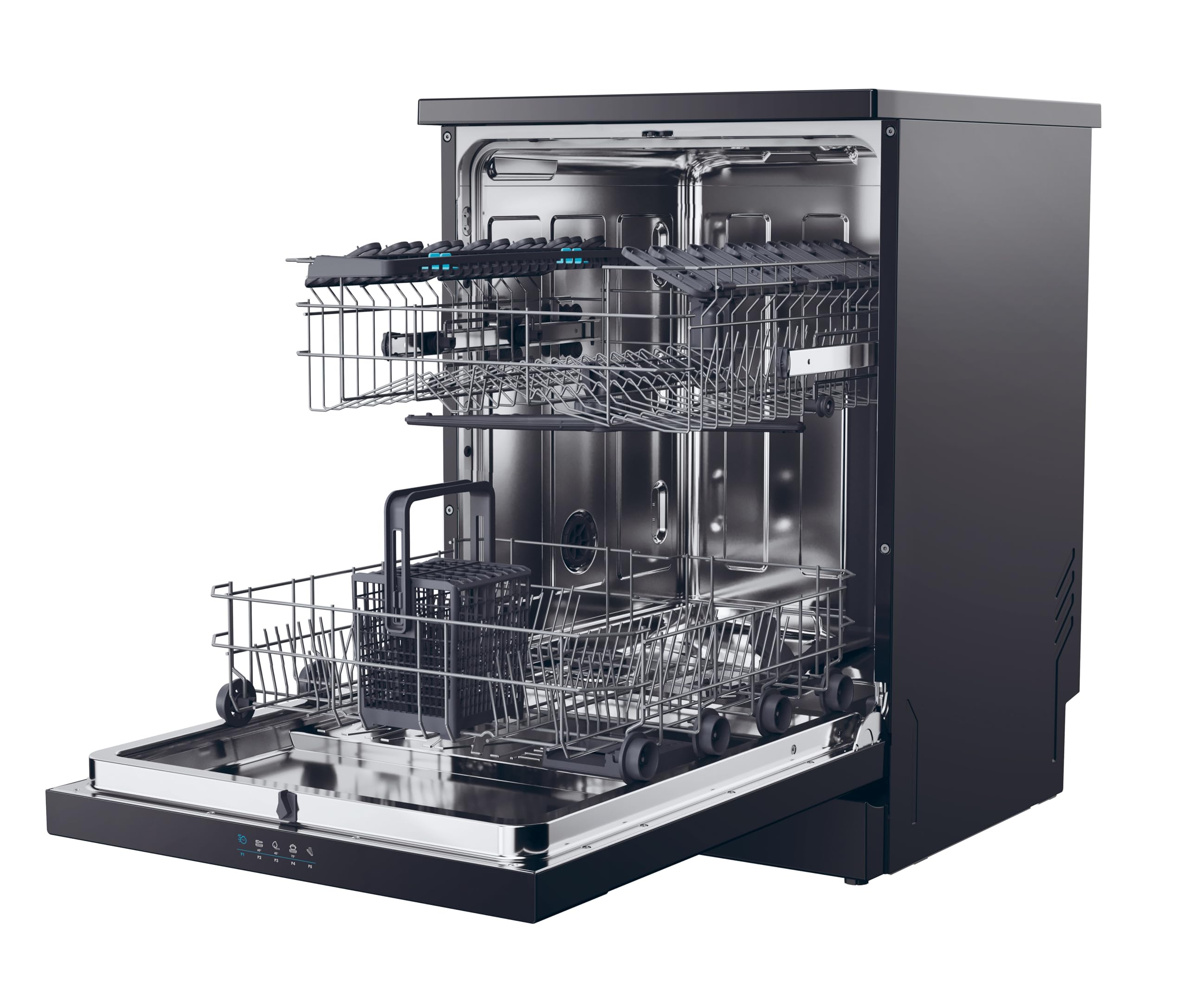 Candy Rapido CF 3E9L0B 13 Place Setting Dishwasher - Black — view 5
