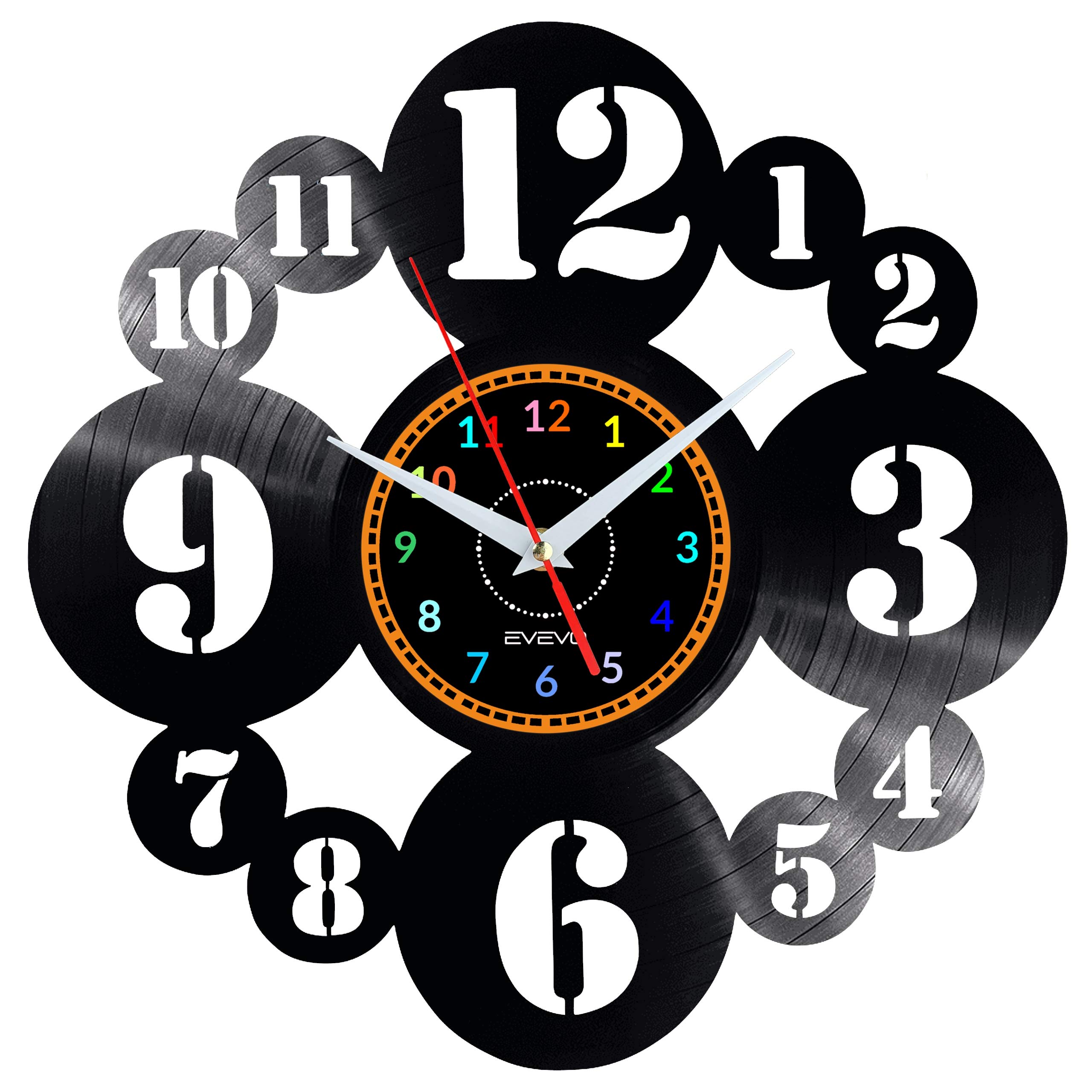 Horloge murale vinyle moderne pour sublimer le salon et le bureau au quotidien