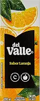 Pack de DEL VALLE LARANJA TP 200ML 18 unidades