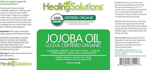 Miniatura 10 de Aceite de coco fraccionado Healing Solutions, botella de 16 onzas