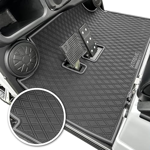 Xtreme Mats Evolution - Tapete para carrito de golf, cobertura completa, protege el suelo del fabricante original del equipo, solo se adapta a los