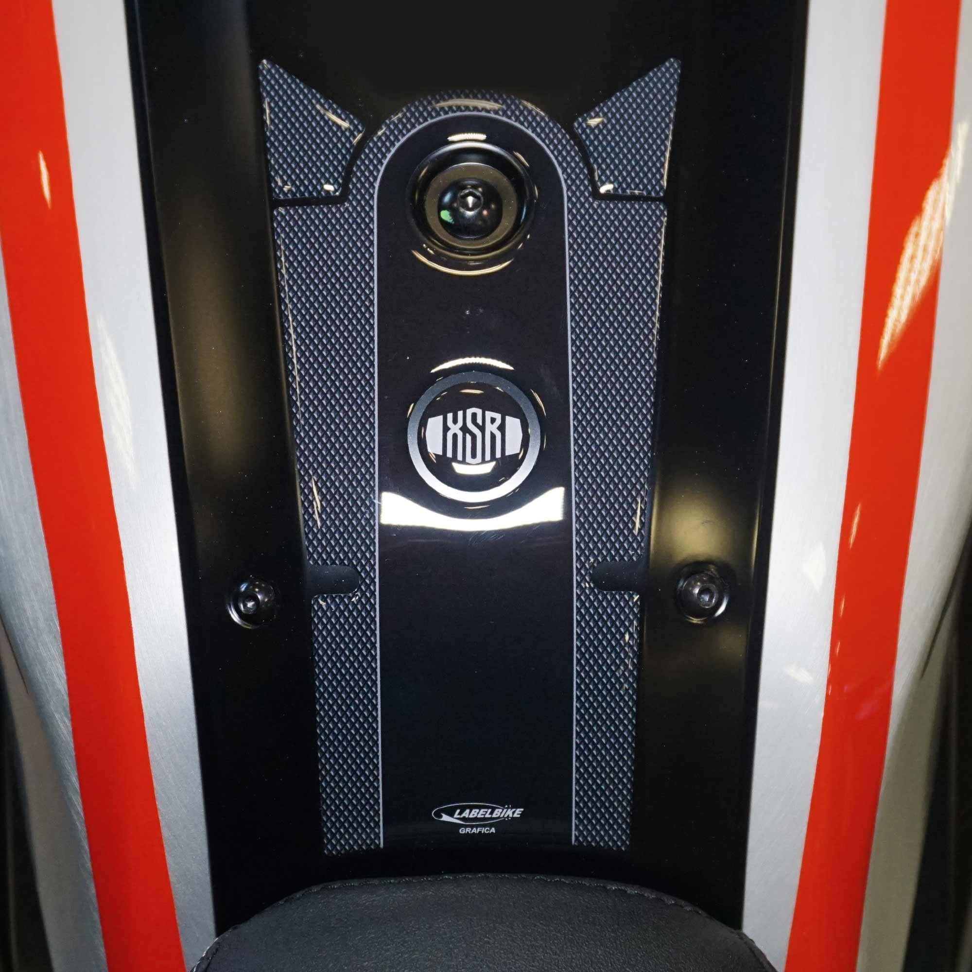 BIKE-label Protège-réservoir Latéral 3D Noir Compatible Avec