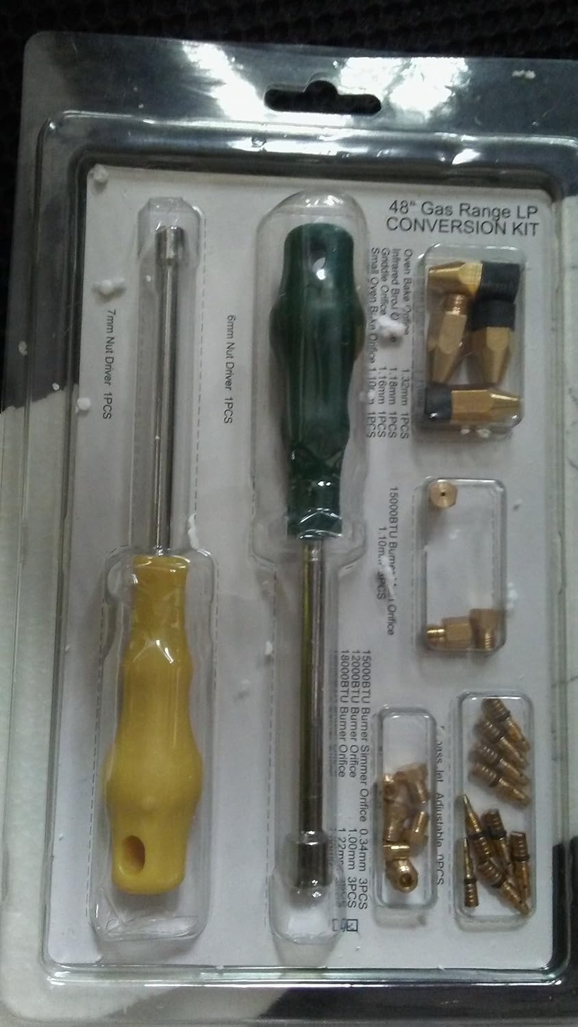 Thor Kitchen 4808U Gas Range LP Gas Conversion Kits