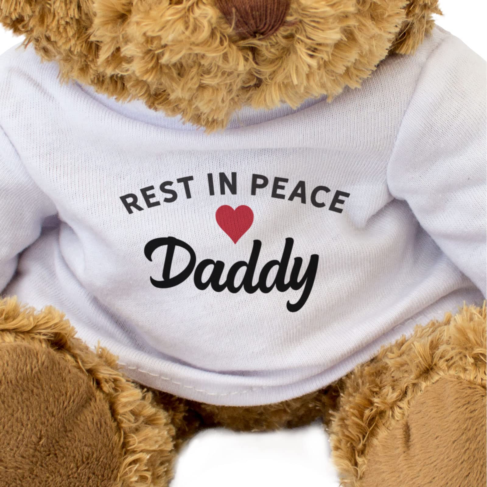 RIP Daddy - Teddy Bear - Cute Soft Cuddly - Rest In Peace, Brown - Image 3