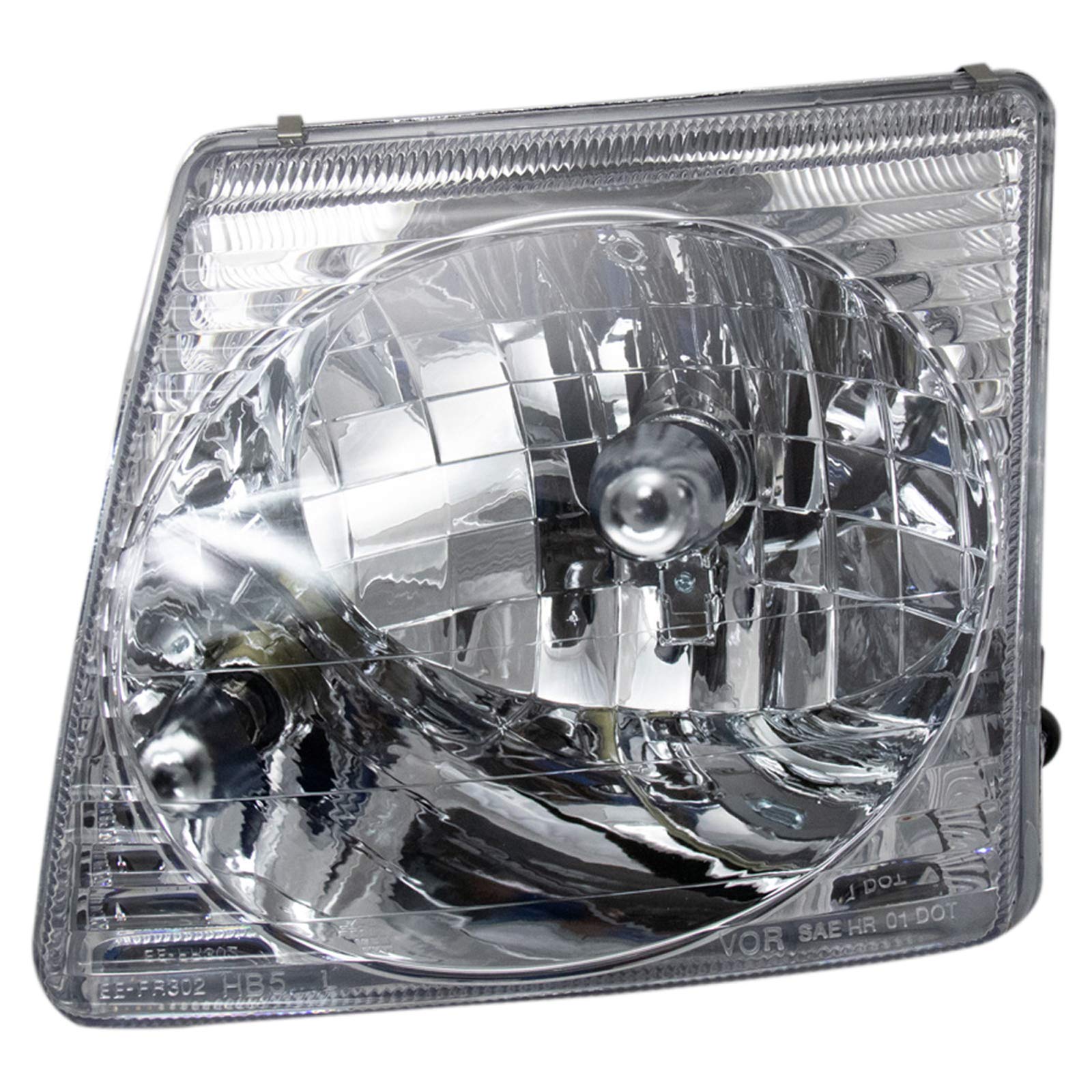 TRQ Driver Side Headlight Assembly Compatible with 2001-2003 Ford Explorer Sport 2001-2005 Explorer Sport Trac FO2502170