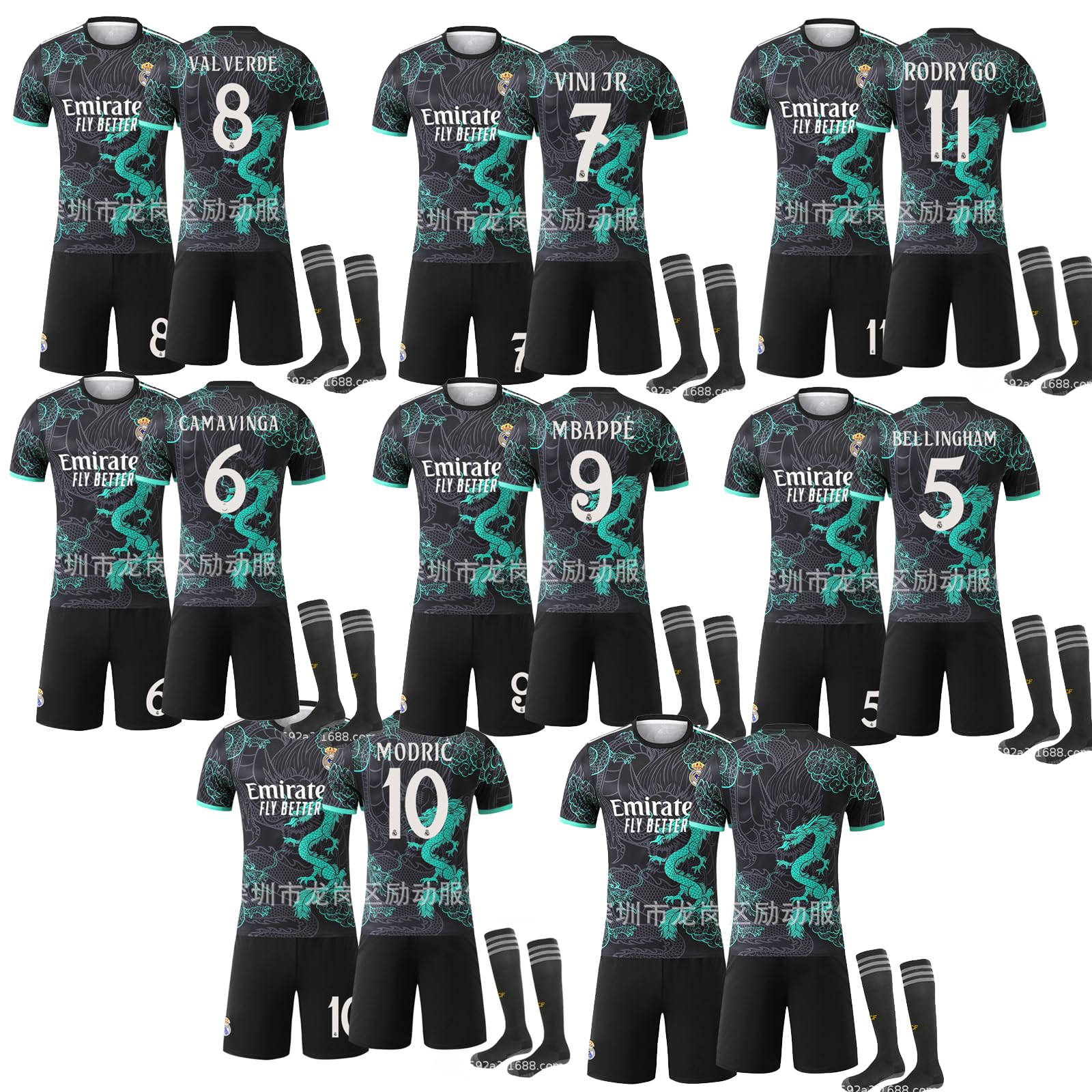 正規品　エムバペ　レアルマドリード　CL用3rdユニフォーム　2025-2026 正規品 エムバペ レアルマドリード CL用3rdユニフォーム 2025-2026