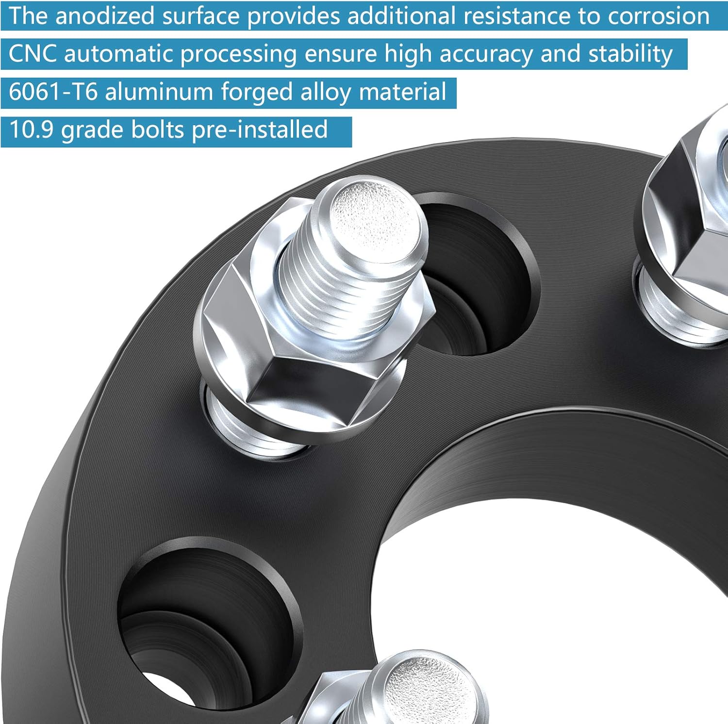 HHCSOP 6x5.5 Wheel Spacers 2" (50mm) 6 Lug Bore 78.1mm with M14x1.5 Studs for Chevy Silverado Tahoe Avalanche Suburban Express 1500 GMC Sierra Yukon Savana Escalade, 2PCS 6x139.7mm Wheel Adapter