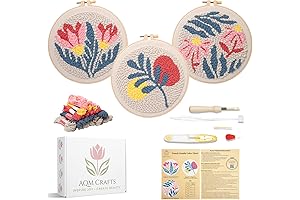 AQM Crafts Punch Needle Kit: Embroider Your Creativity