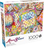 Vista 3 de Buffalo Games - Aimee Stewart - Kitschy Game Night - 1000 Piece Jigsaw Puzzle for Adults - Challenging Puzzle Perfect for Game Nights - Finished